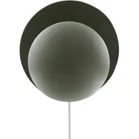 Globen Lighting vegglampe ORBIT, grønn, metall, Ø 30 cm
