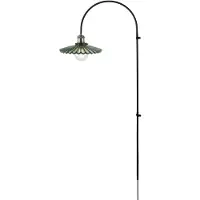 Globen Lighting vegglampe COBBLER, grønn, høyde 150 cm, glass