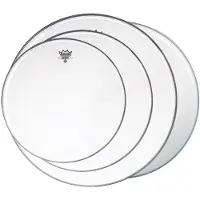 Remo Emperor Clear Complete Pack - 10 12 16" Heads w/22 P3 + Free 14 Ambassador