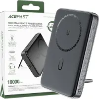 Acefast M6 PD 20W 10000mAh induktiv powerbank + kabel - svart