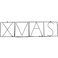 Luca Lighting Jule vegglampe svart XMAS inkl. LED med timer IP44 - Yoro