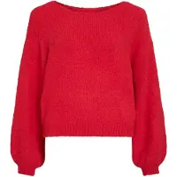 Vila Vimarley Båthals Strikket Pullover