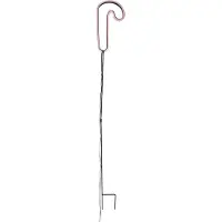 Luca Lighting Jule neon stake lys rød sukkerrør inkl. LED med timer IP44 - Fura