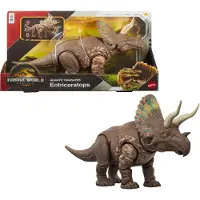 Mattel Jurassic World GIGANTIC THRASHERS Eotriceratops, 4 År, Brun, Plast