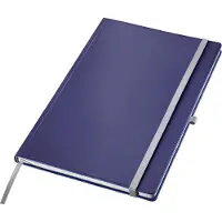 Leitz Style - Notisbok - eskebundet - A4 (210 x 297 mm) - 80 ark / 160 sider - elfenbenspapir - lined - titanium blue cover
