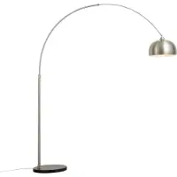 QAZQA Moderne stålbuelampe justerbar - Grande