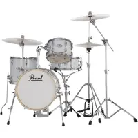 Pearl Midtown 4pc Compact Set With Hardware & Bags Pure White