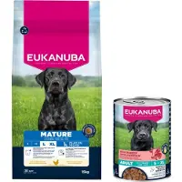 Eukanuba Premium Nutrition Mature Large & Giant Breed Kylling - Sparepakke: 2 x 15 kg