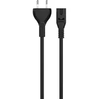 Sinox 8-tals strømkabel. 5m. Sort