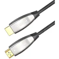 Sinox - High Speed - HDMI-kabel med Ethernet - HDMI hann til HDMI hann - 50 m - fiberoptisk - svart - 4K-støtte