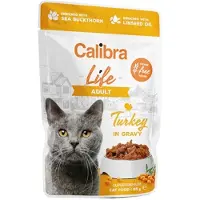 Calibra Life Pouch Voksen Kalkun I Saus 28x85g Våtfôr Til Katt