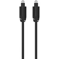 Sinox PRO optisk kabel. 1m. Sort