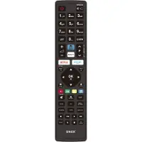 Sinox SXR1240, TV, RF kabel-fri, Trykknapper, Sort