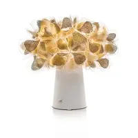 Slamp LED-batteridrevet bordlampe Clizia Mama Non Mama gull/hvit