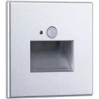 Paulmann LED-innfeltsvegglampe Edge Quadro Square, matt krom