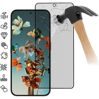 Mtp Products Nothing Phone (2a) Privacy Full Cover Beskyttelsesglass - Svart Kant