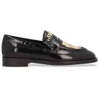 Alpe for woman. 533949 New Mimi leather loafers black (37), Flat, None, Casual