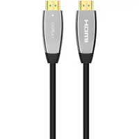 Sinox SHD030740, 40 m, HDMI Typ A (standard), HDMI Typ A (standard), 3D kompatibilitet, 48 Gbit/s, Svart, Grå