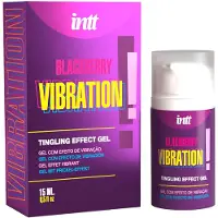 Intt RELEASES - LIQUID VIBRATING GEL BLACKBERRY FLAVOR 15 ML