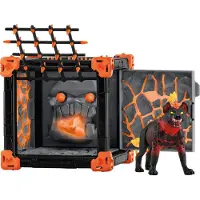 Schleich Eldrador Creatures - BattleCave Lava Hyene - 42674 - - OneSize - Lekefigur