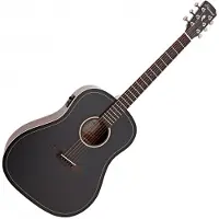 Hartwood Artiste Dreadnought Electro Acoustic Guitar Black - Nearly New
