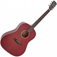 Hartwood Artiste Dreadnought Acoustic Guitar Red - Nearly New