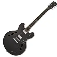 Hartwood Revival Semi-akustisk Gitar Jet Black
