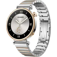Huawei | Klokke GT 4 (41mm) - Smartklokke med reim - håndleddsstørrelse: 120-190 mm - Rustfritt stål