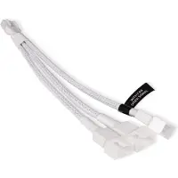Alphacool Y-splitter 4-pins til 3x 4-pinners PWM 15cm - hvit