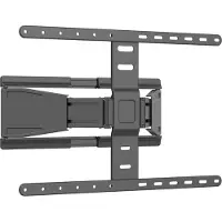 Gembird mounting kit - for TV - full motion - fine texture black - Max 50 kg - recommended for 90"