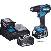 Makita DDF485RF3J Trådløs boremaskine 3x 18V 3Ah