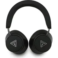 GUESS Bluetooth ENC Saffiano Triangle Logo On-Ear-hodetelefoner - svart