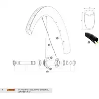 Mavic Cosmic Pro Carbon Sl Ust Disc 20 Front Felg
