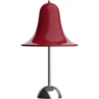 Verpan LED-bordlampe med batteri, Pantop, kirsebærrød, høyde 30 cm