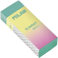 Milan Displayboks Med 20 Stk. Nata Sunset Series Viskelær (med Kartongfutteral Og Innpakket)