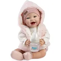 MuÑecas Guca Elsa Reborn Baby Hårløs 42-46 Cm