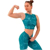 Nebbia Crop Rough Girl 617 Sport-topp