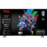 TCL C6KS 55C6KS, 139,7 cm (55), 3840 x 2160 piksler, QD-Mini LED, Smart TV, Wi-Fi, Metallic