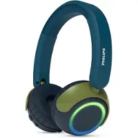 Philips TAK4200CT - Hodetelefoner med mikrofon - over-øret-montering - Bluetooth - trådløs - crystal blue-green