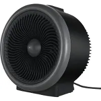 NORDIC HOME CULTURE Fan Heater, heating and cooling,2000W, black