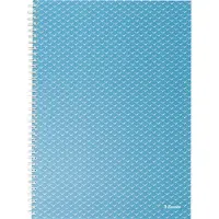 Esselte Colour'Breeze A4 Notebook squared wirebound Blue