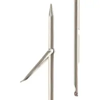 Picasso Silver Stainless Steel Sandvik Shaft 8 Mm Enkel Flopper Spydskaft