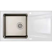 Deante Stål Granittvask Med 1 Kum Og Avrenning