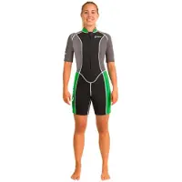 Abysstar Surf 2.5 Mm Kortermet Shorty For Dame Med Glidelås Foran