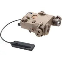 Wadsn La-5c Uhp Peq-15 Red Laser + Ir Laser/ir Led Taktisk Lommelykt