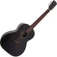 Hartwood Artiste Parlour Acoustic Guitar Satin Black - Nearly New