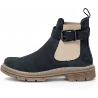 Art for woman. 1189213ZP003_MZP 1892 Birmingham green leather boots (41), Flat, Buckle, Casual, Navy