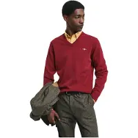 Gant Superfine Lambswool V-hals Genser
