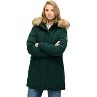 Superdry for woman. W5011786A Everest Parka green (S), Casual, Recycled Polister, Sustainable