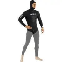 Seac Sub Black Shark Open Cell 7 Mm Spjutfiskejakke